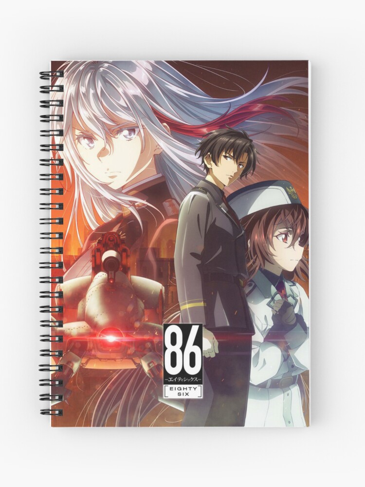 Eighty Six 86 Anime Spiral Notebook for Sale by Anime Store