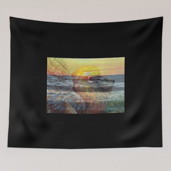 Item preview, Mixed Media: Sunset, seascape and oil painting, photo and painting by Marina Daniluka designed and sold by MariDaniArt.