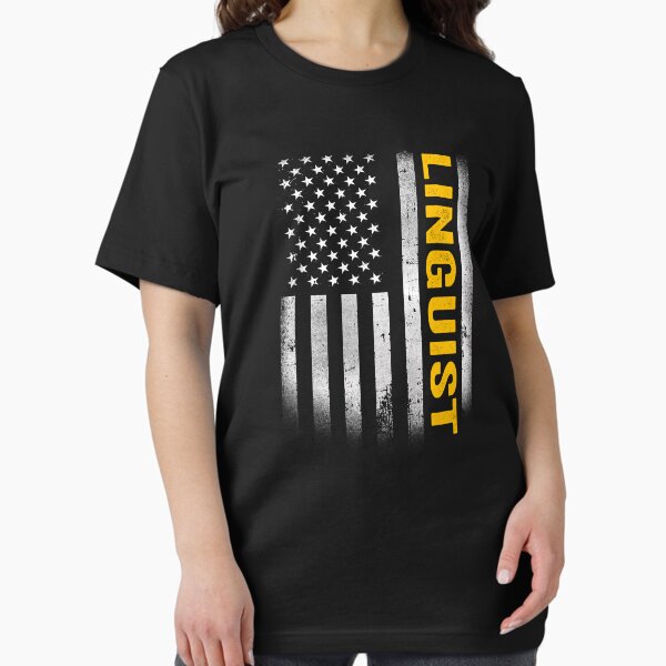 Item preview, linguist Dad American Flag, Vintage USA linguist American Flag, linguist Dad Mens Womens Girls Christmas Fathers Day Gift designed and sold by xlnv.