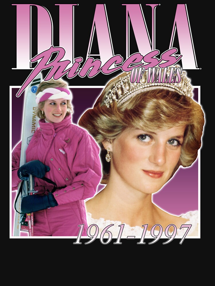 Diana Princess Of Wales 90s style Pink variant Essential T-Shirt