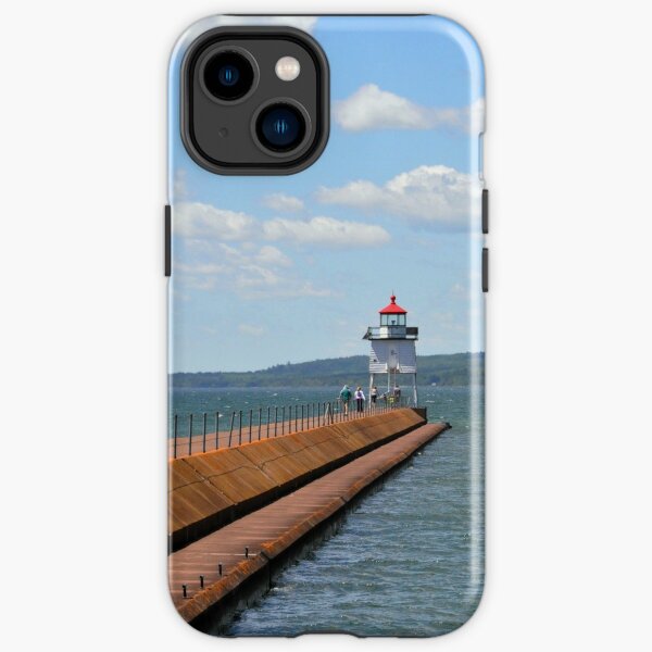 Lighthouse at Two Harbors iPhone Tough Case