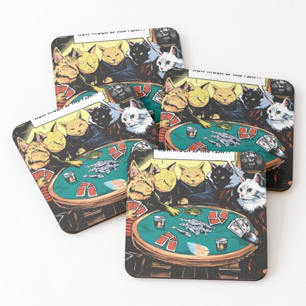 Artikelvorschau,  Katzen spielen Pokerspiel entworfen und verkauft von Arindamritu.