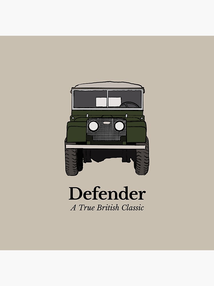 Disover Defender SUV - A True British Classic - British Racing Green Premium Matte Vertical Poster