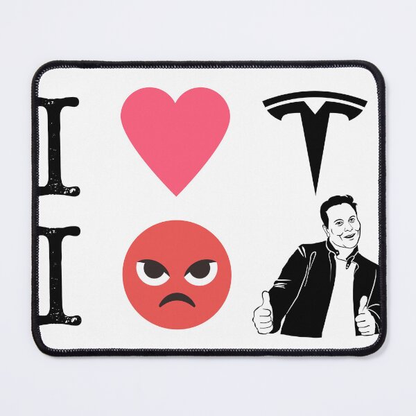 Item preview, I love Tesla -- I hate Elon designed and sold by SarcasmDepot.