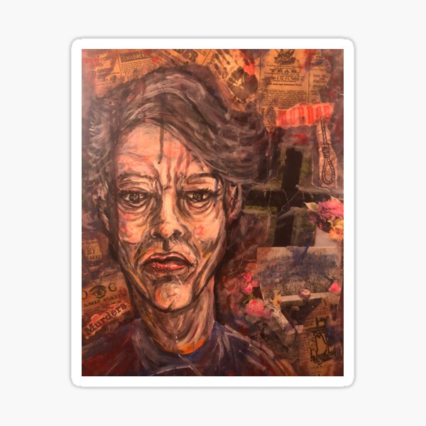 CODE BLUE - Painting Print Sticker