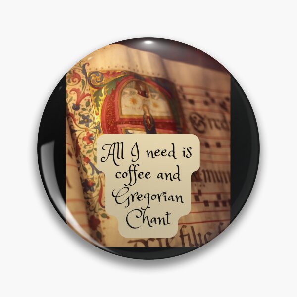 Item preview, Coffee and Gregorian Chant Traditional Catholic Medieval Music Lover designed and sold by IceCreamMuseum.