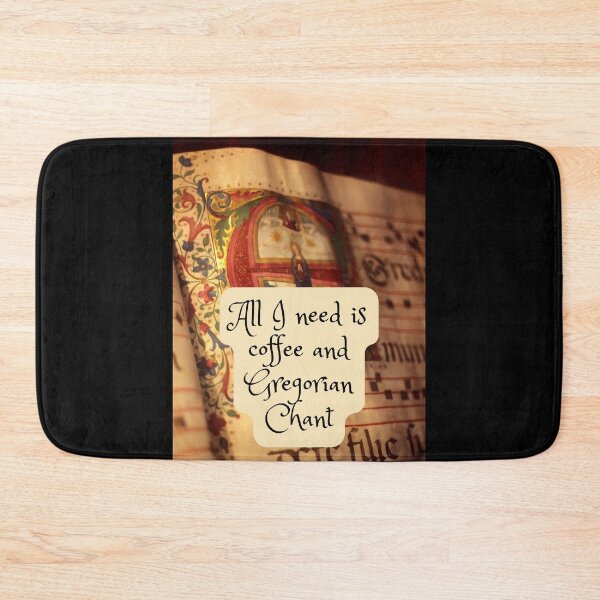 Item preview, Coffee and Gregorian Chant Traditional Catholic Medieval Music Lover designed and sold by IceCreamMuseum.