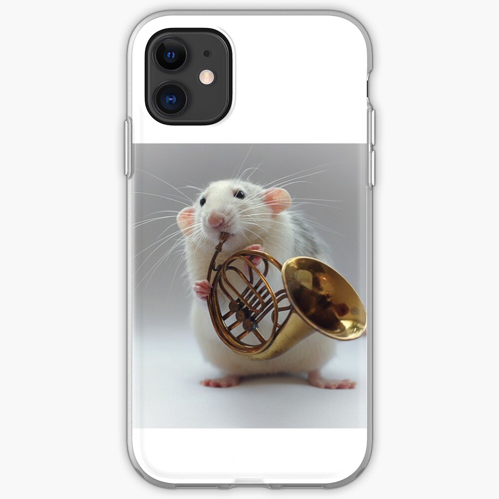 Moppy and his french horn iPhone Case & Cover