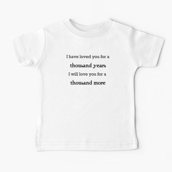 Item preview, I Have Loved You For A Thousand Years designed and sold by muchhappier.