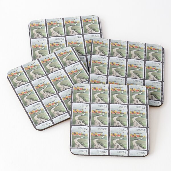 Item preview, The Road Home Vintage Postage Stamp designed and sold by Factory57.