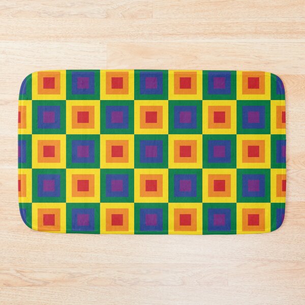 Item preview, Gay Pride Square Pattern designed and sold by PatternSalad.