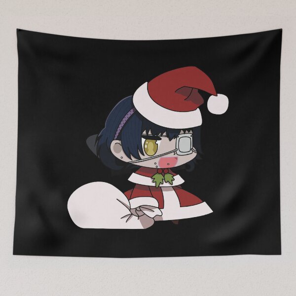 Item preview, Midari Ikishima Chibi Christmas Meme designed and sold by MangaMolly.