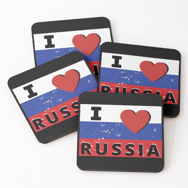 Item preview, I LOVE RUSSIA Russian Flag Patriotic Pro Russia  designed and sold by LGbubble.