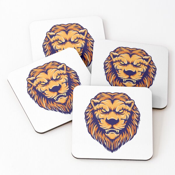 Item preview, Lion Head Vintage Mascot  designed and sold by Romeo Store⭐⭐⭐⭐⭐.