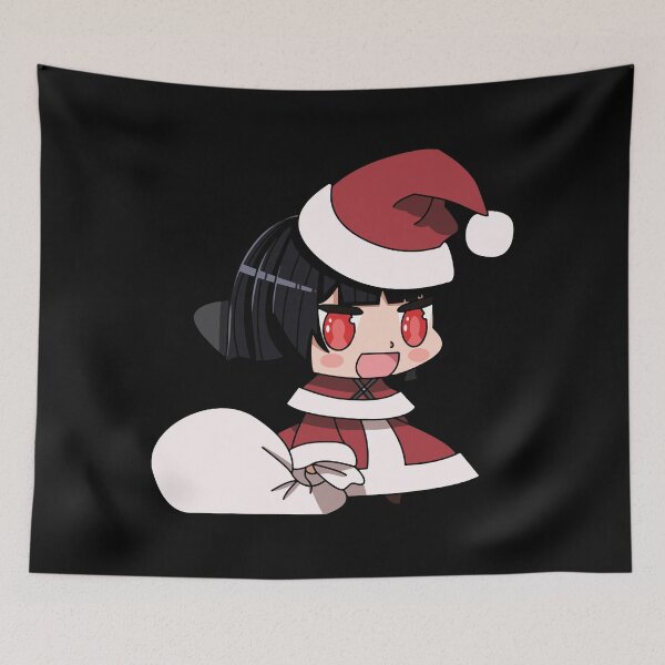 Item preview, Yumeko Jabami Chibi Christmas Meme designed and sold by MangaMolly.