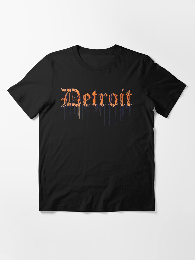  Detroit Tiger Paint Drip T-Shirt : Sports & Outdoors