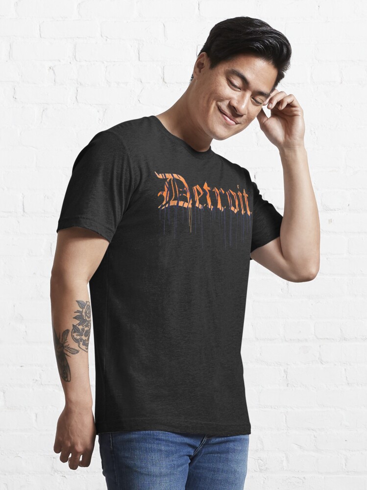 Detroit Tiger Paint Drip T-shirt, Detroit Apparel T-Shirt :  Clothing, Shoes & Jewelry