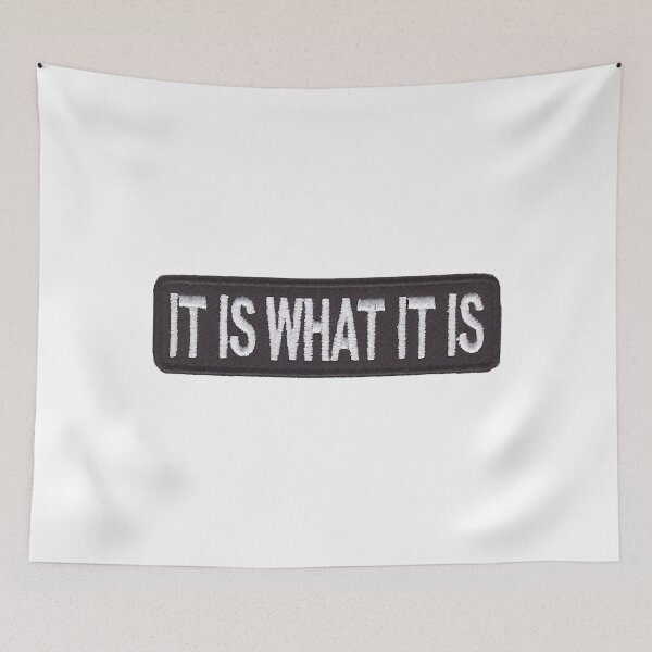 Item preview, It Is What It Is Sticker Sticker designed and sold by MarcoVerrati.