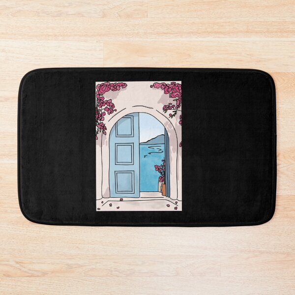 Item preview, Mamma Mia - Blue Doorway Sticker designed and sold by MarcoVerrati.