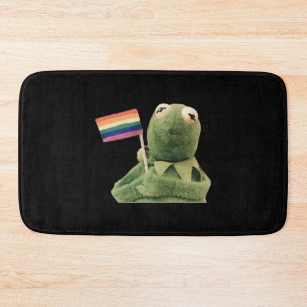 Artikelvorschau, Pride Flag Kermit Aufkleber entworfen und verkauft von MarcoVerrati.