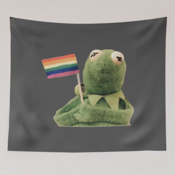 Item preview, pride flag kermit Sticker designed and sold by MarcoVerrati.