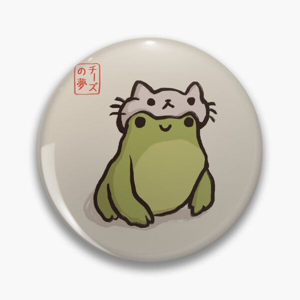 Artikelvorschau, Grüner Frosch mit Katzenhut entworfen und verkauft von cheezup.