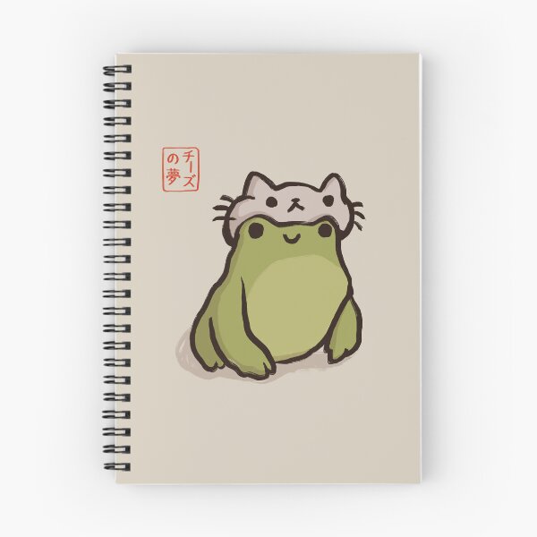 Item preview, Green frog in a cat hat designed and sold by cheezup.