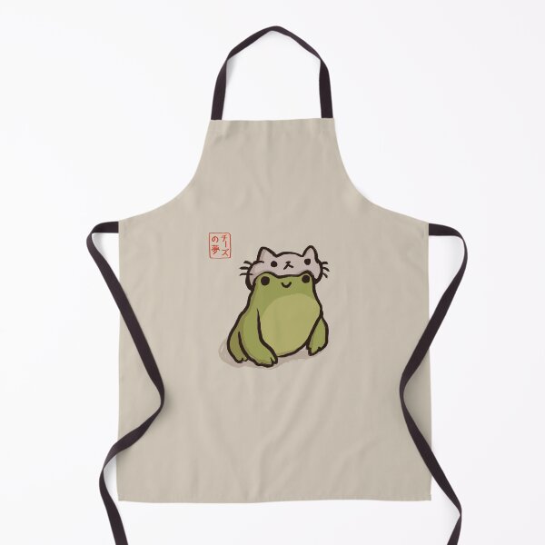 Item preview, Green frog in a cat hat designed and sold by cheezup.