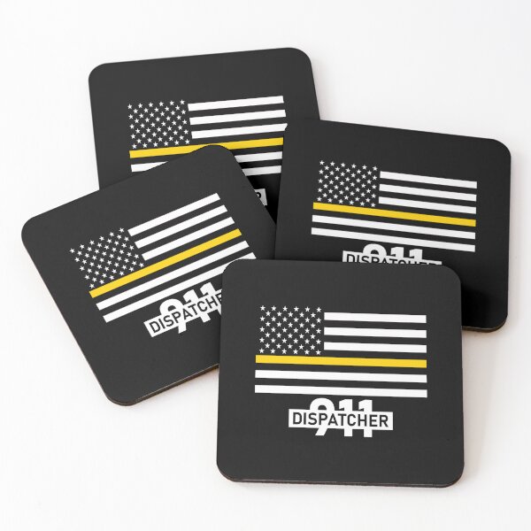 Item preview, Dispatcher Gold Line USA Flag Emergency Dispatchers Sweatshirt designed and sold by ThuysThuys.