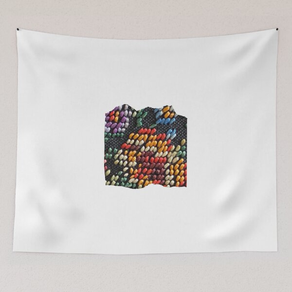 Item preview, Petit point design - floral design - floral handmade designed and sold by boomantique.
