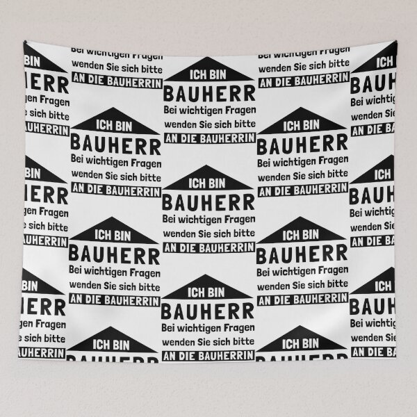 Item preview, Bauherr - Fragen an die Bauherrin   designed and sold by SpencerColin.