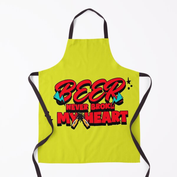 Item preview, beer never broke my heart/bartender humor designed and sold by Verbiage24.