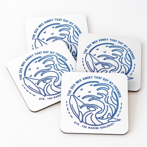 Item preview, The Sea Was Angry That Day My Friends BlueArt designed and sold by Primal Mistry.