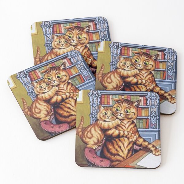 Item preview, Cats in library poster designed and sold by jollydawn.
