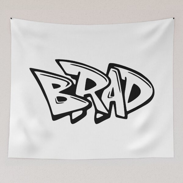 Item preview, Brad - Graffiti Name Design designed and sold by NameThatShirt.
