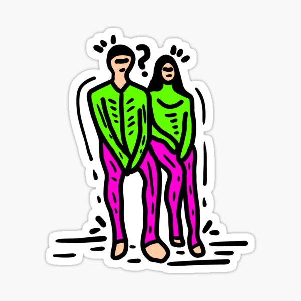 a beautiful and lovely lover Sticker