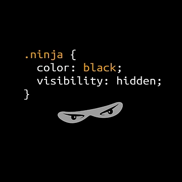 Vorschaubild zum Design CSS Ninja - Softwareentwicklung Humor / Humor (Webdev / Programmierung) von ManoliMerch