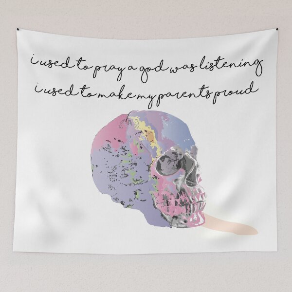 Item preview, Pastel Skull and Brand New Lyrics designed and sold by AmandaLynnHunt.