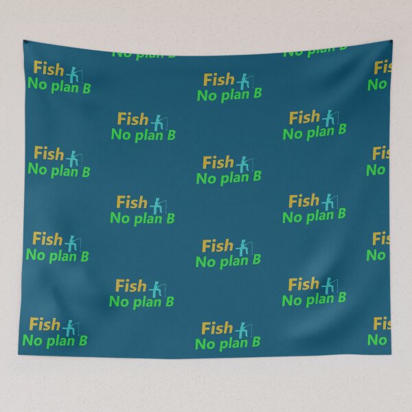 Item preview, Fish No plan B  designed and sold by lobodelnoir.