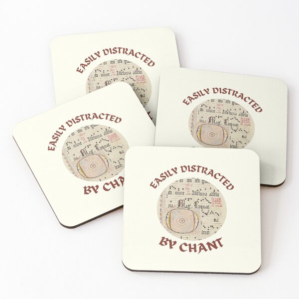 Item preview, Easily Distracted By Gregorian Chant Cute Traditional Catholic Music Meme designed and sold by IceCreamMuseum.