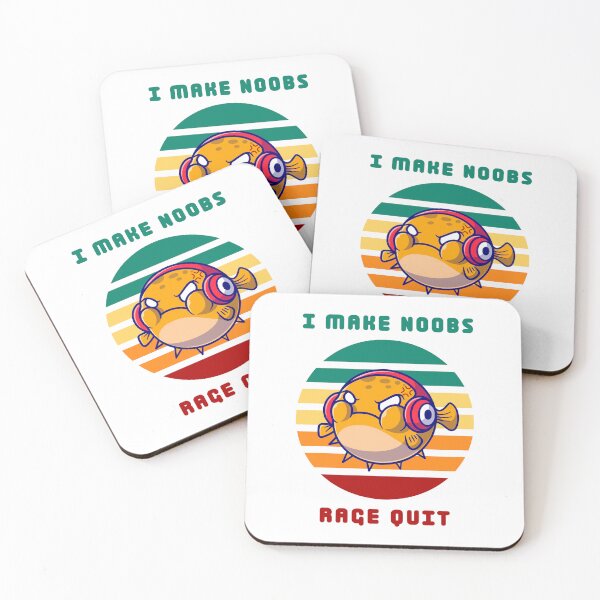 Item preview,  I Make Noobs Rage Quit - Fish With Headphones designed and sold by bsrishika.