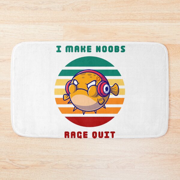 Item preview,  I Make Noobs Rage Quit - Fish With Headphones designed and sold by bsrishika.