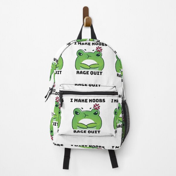 Item preview, I Make Noobs Rage Quit - Angry Frog designed and sold by bsrishika.
