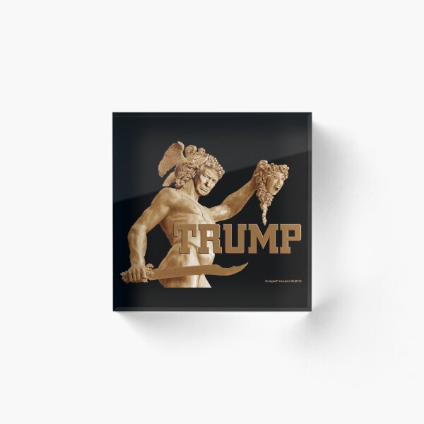 Perseus Beheads Medusa Acrylic Block