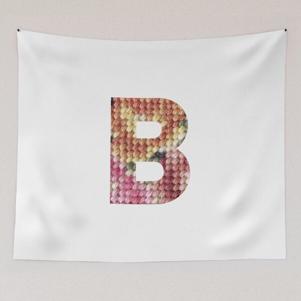 Item preview, Vintage petit point pattern - Letter B designed and sold by boomantique.