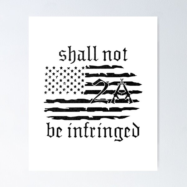 Item preview, 2nd Amendment Flag - Shall Not Be Infringed - 2A Gun Rights Premium T-Shirt designed and sold by ThuysThuys.