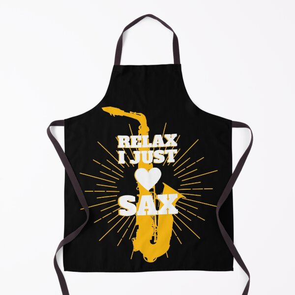 Item preview, Relax I Just Love Sax - Saxophone Player Musical Instrument Funny Puns designed and sold by Millusti.