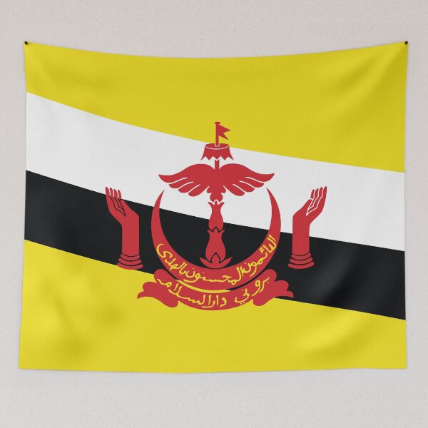 Item preview, Brunei Flag designed and sold by shirtsonshirts.