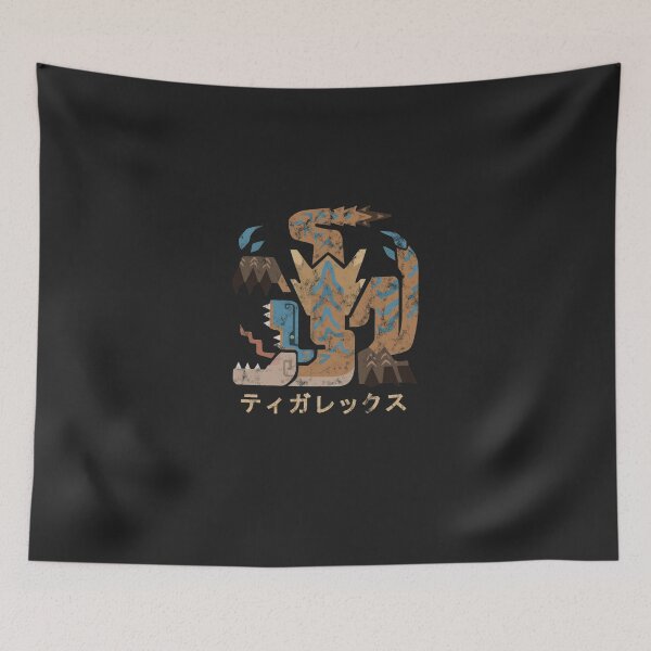 Item preview, Monster Hunter World Iceborne Tigrex Kanji Icono Esencial designed and sold by kryslhybatt.