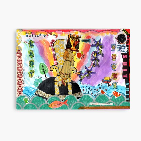 Belladonna, Lady of the Rocks Canvas Print